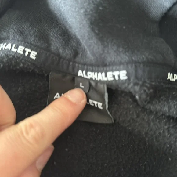 Retro/Vintage Cropped Alphalete Hoodie - Picture 4 of 4